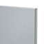GoodHome Alisma High gloss grey slab Highline Cabinet door (W)300mm (H)715mm (T)18mm
