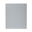 GoodHome Alisma High gloss grey slab Highline Cabinet door (W)600mm (H)715mm (T)18mm