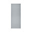 GoodHome Alisma High gloss grey slab Larder/Fridge Cabinet door (W)500mm (H)1287mm (T)18mm