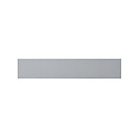 GoodHome Alisma High gloss grey slab Standard Appliance Filler panel (H)115mm (W)597mm