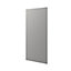 GoodHome Alisma High gloss grey slab Standard Breakfast bar back panel (H)890mm (W)2000mm