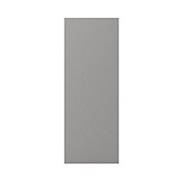 GoodHome Alisma High gloss grey slab Standard Wall Clad on end panel (H)960mm (W)360mm