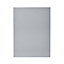 GoodHome Alisma High gloss grey slab Tall appliance Cabinet door (W)600mm (H)806mm (T)18mm