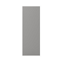 GoodHome Alisma High gloss grey slab Tall End panel (H)900mm (W)320mm