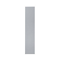 GoodHome Alisma High gloss grey slab Tall larder Cabinet door (W)300mm (H)1467mm (T)18mm