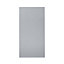 GoodHome Alisma High gloss grey slab Tall larder Cabinet door (W)600mm (H)1181mm (T)18mm