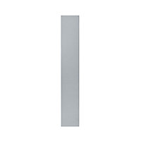 GoodHome Alisma High gloss grey slab Tall wall Cabinet door (W)150mm (H)895mm (T)18mm