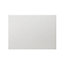 GoodHome Alisma High gloss white Drawer front, bridging door & bi fold door, (W)500mm (H)356mm (T)18mm