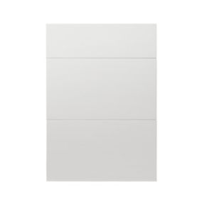 GoodHome Alisma High gloss white Drawer front, Pack of 3 (H)715mm (W)497mm (T)18mm