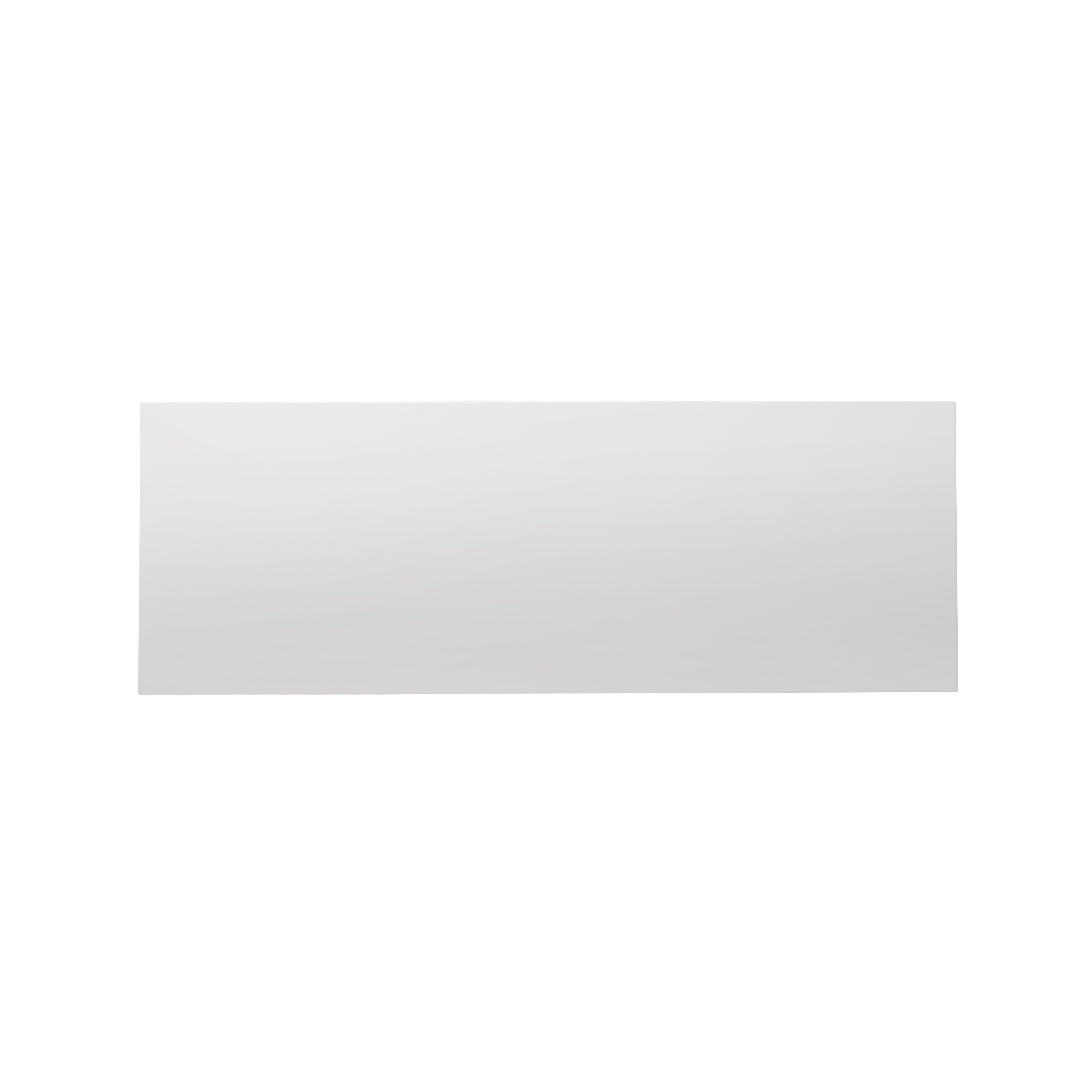 GoodHome Alisma High gloss white Slab 2 drawer front, bridging door & bi-fold door 1000mm