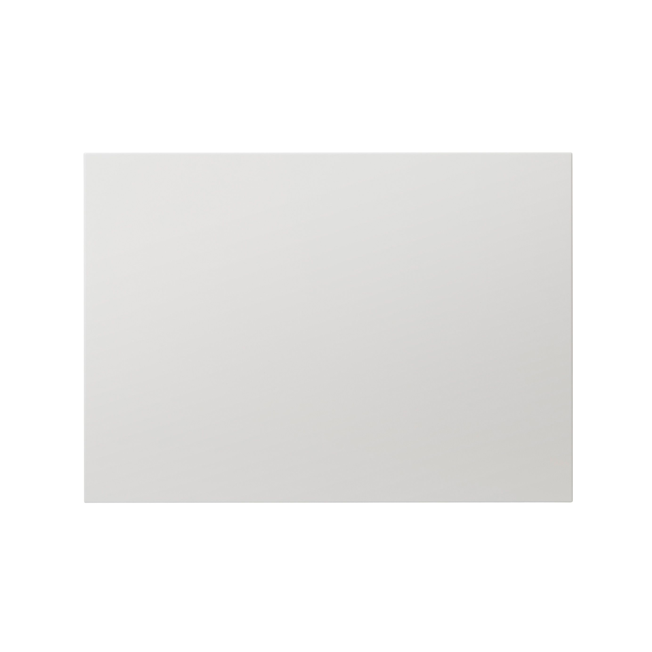 GoodHome Alisma High gloss white Slab 2 drawer front, bridging door & bi-fold door 500mm