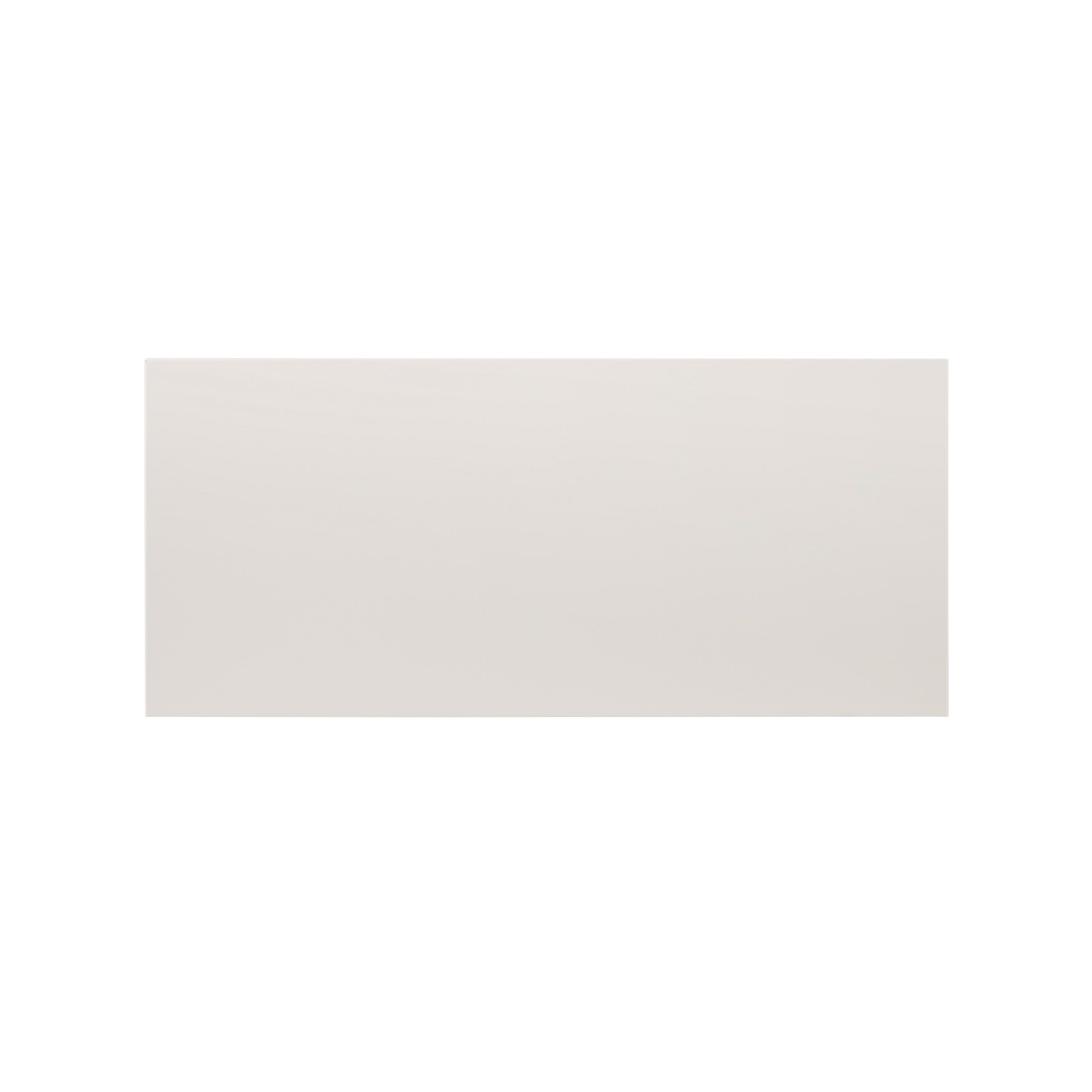 GoodHome Alisma High gloss white Slab 2 drawer front, bridging door & bi-fold door 800mm
