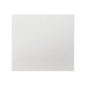 GoodHome Alisma High gloss white slab Appliance Cabinet door (W)600mm (H)543mm (T)18mm