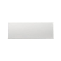 GoodHome Alisma High gloss white slab Drawer front, bridging door & bi fold door, (W)1000mm (H)356mm (T)18mm