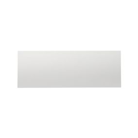 GoodHome Alisma High gloss white slab Drawer front, bridging door & bi fold door, (W)1000mm
