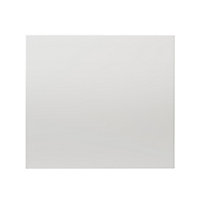 GoodHome Alisma High gloss white slab Drawer front, bridging door & bi fold door, (W)400mm (H)356mm (T)18mm