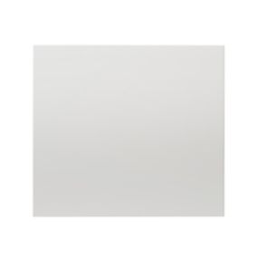 GoodHome Alisma High gloss white slab Drawer front, bridging door & bi fold door, (W)400mm