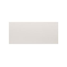 GoodHome Alisma High gloss white slab Drawer front, bridging door & bi fold door, (W)800mm