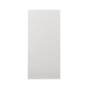 GoodHome Alisma High gloss white slab High gloss white 70:30 Larder/fridge Cabinet door (W)600mm (H)1287mm (T)18mm