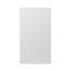 GoodHome Alisma High gloss white slab Highline Cabinet door (W)450mm (H)715mm (T)18mm