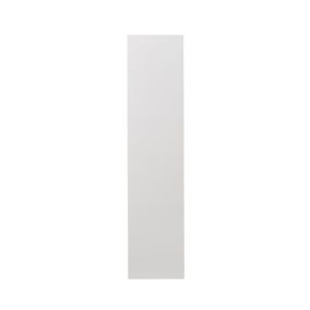 GoodHome Alisma High gloss white slab Larder/Fridge Cabinet door (W)300mm (H)1287mm (T)18mm