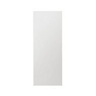 GoodHome Alisma High gloss white slab Larder/Fridge Cabinet door (W)500mm (T)18mm