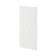 GoodHome Alisma High gloss white slab Standard Wall End panel (H)720mm (W)320mm