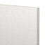 GoodHome Alisma High gloss white slab Tall larder Cabinet door (W)300mm (H)1467mm (T)18mm