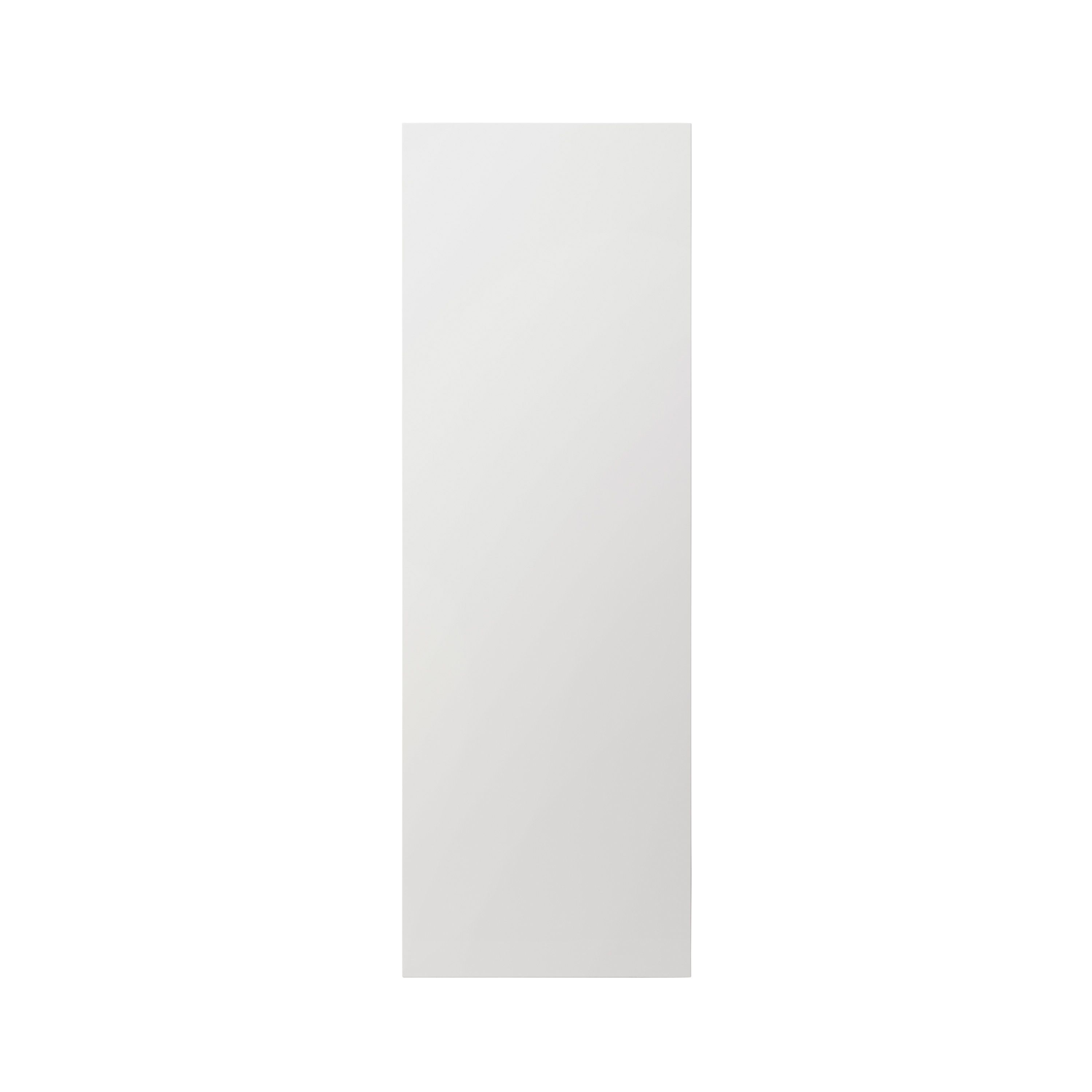 GoodHome Alisma High gloss white slab Tall larder Cabinet door (W)500mm (H)1467mm (T)18mm