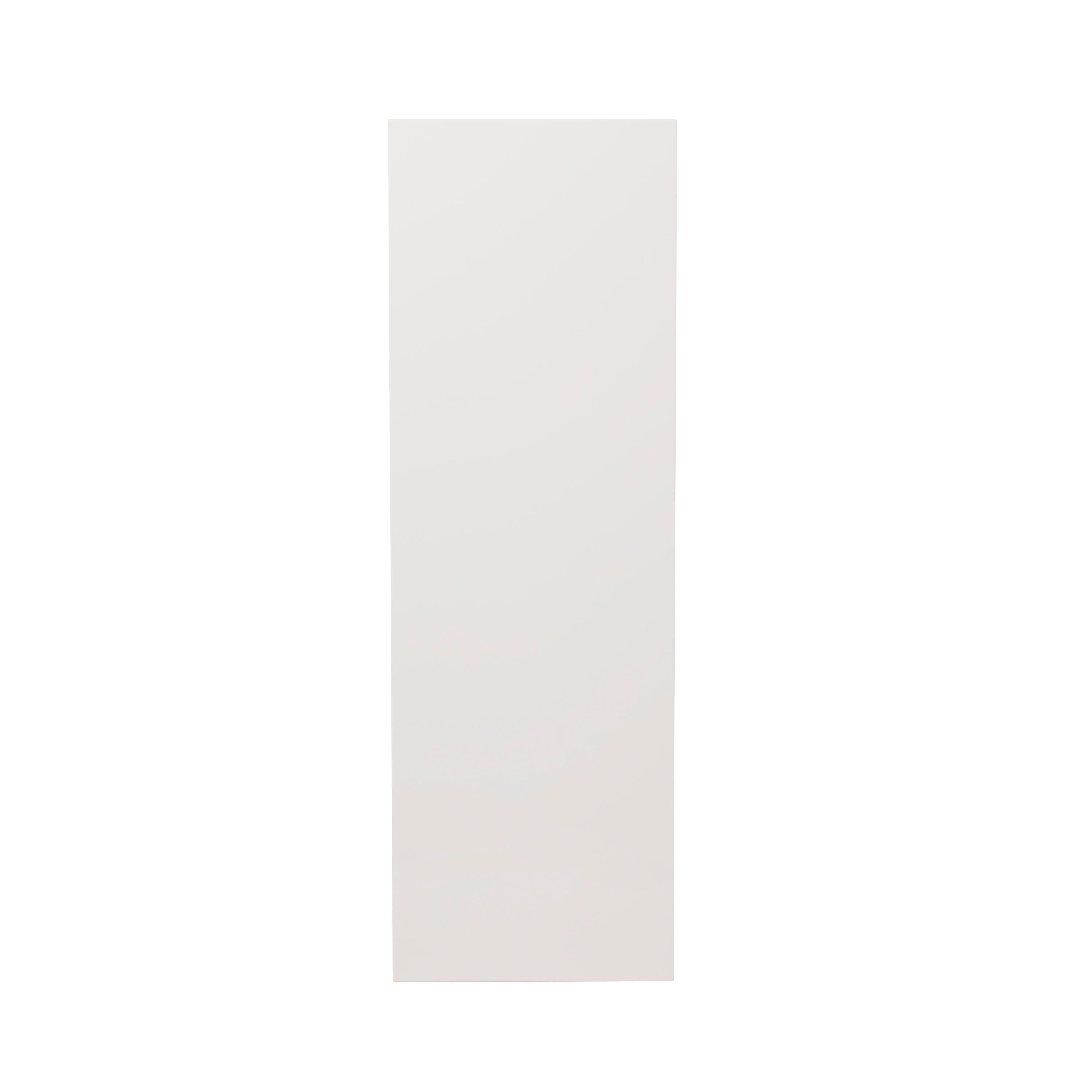 GoodHome Alisma High gloss white slab Tall wall Cabinet door (W)300mm (H)895mm (T)18mm