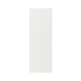 GoodHome Alisma High gloss white slab Tall Wall End panel (H)900mm (W)320mm