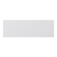 GoodHome Alisma Innovo handleless gloss light grey slab Drawer front, bridging door & bi fold door, (W)1000mm