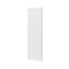 GoodHome Alisma Innovo handleless gloss white slab Standard End panel (H)934mm (W)640mm