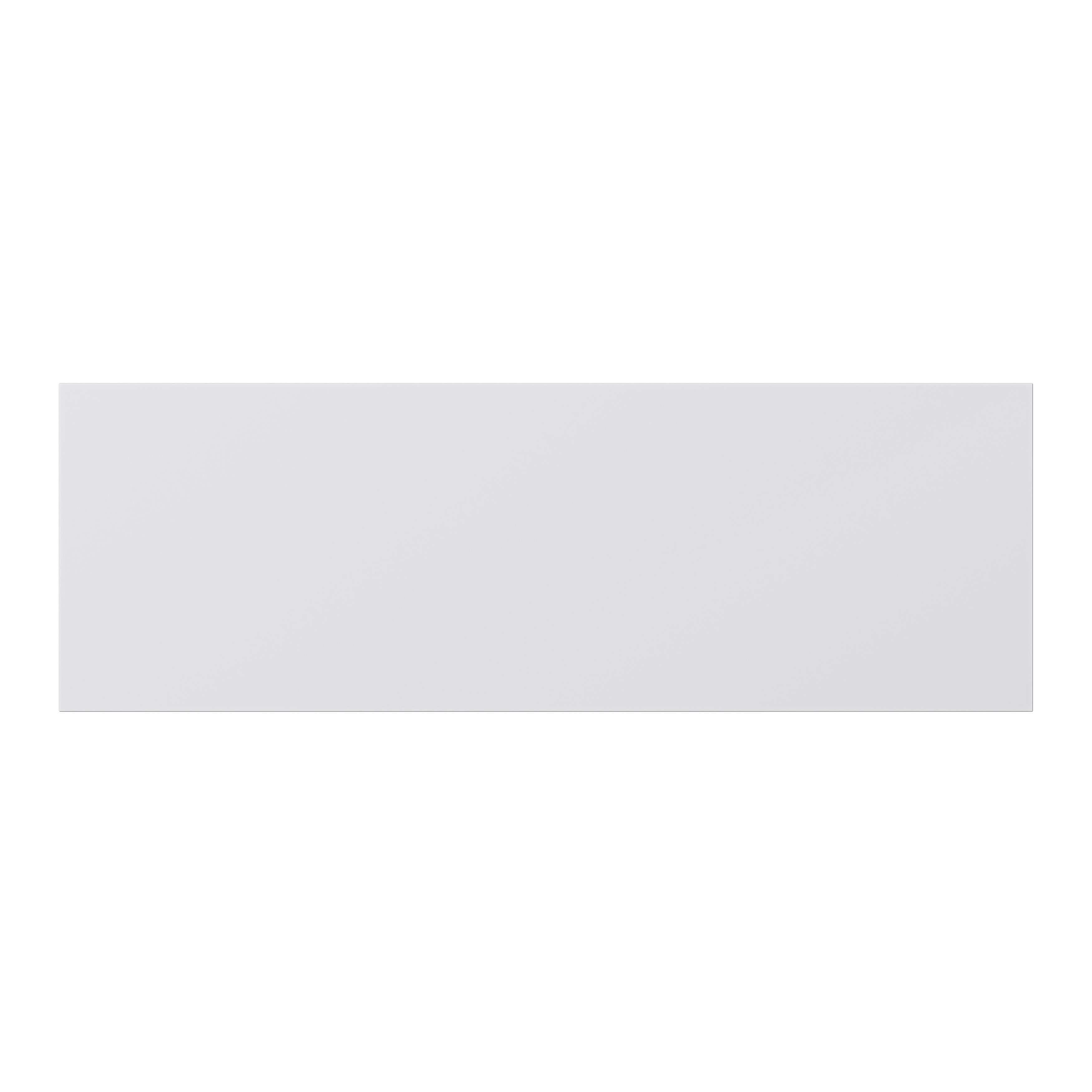 GoodHome Alisma Innovo handleless High gloss grey Slab Drawer front, bridging door & bi fold door, Pack of 2 (H)340mm (W)997mm (T)18mm