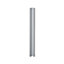 GoodHome Alisma Innovo handleless high gloss light grey slab Standard Corner post, (W)34mm (H)715mm