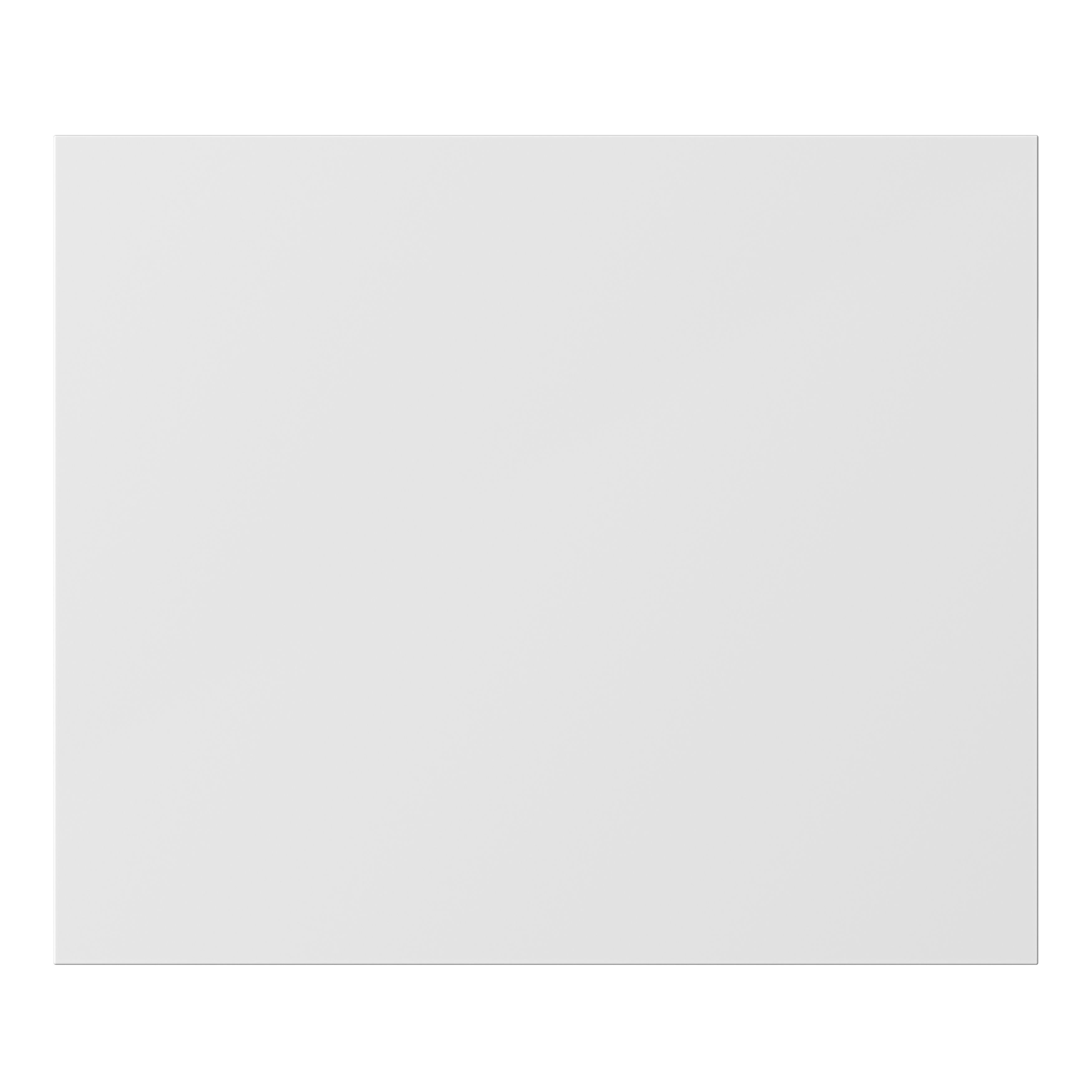 GoodHome Alisma Innovo handleless High gloss white Slab 2 drawer front, bridging door & bi-fold door 400mm