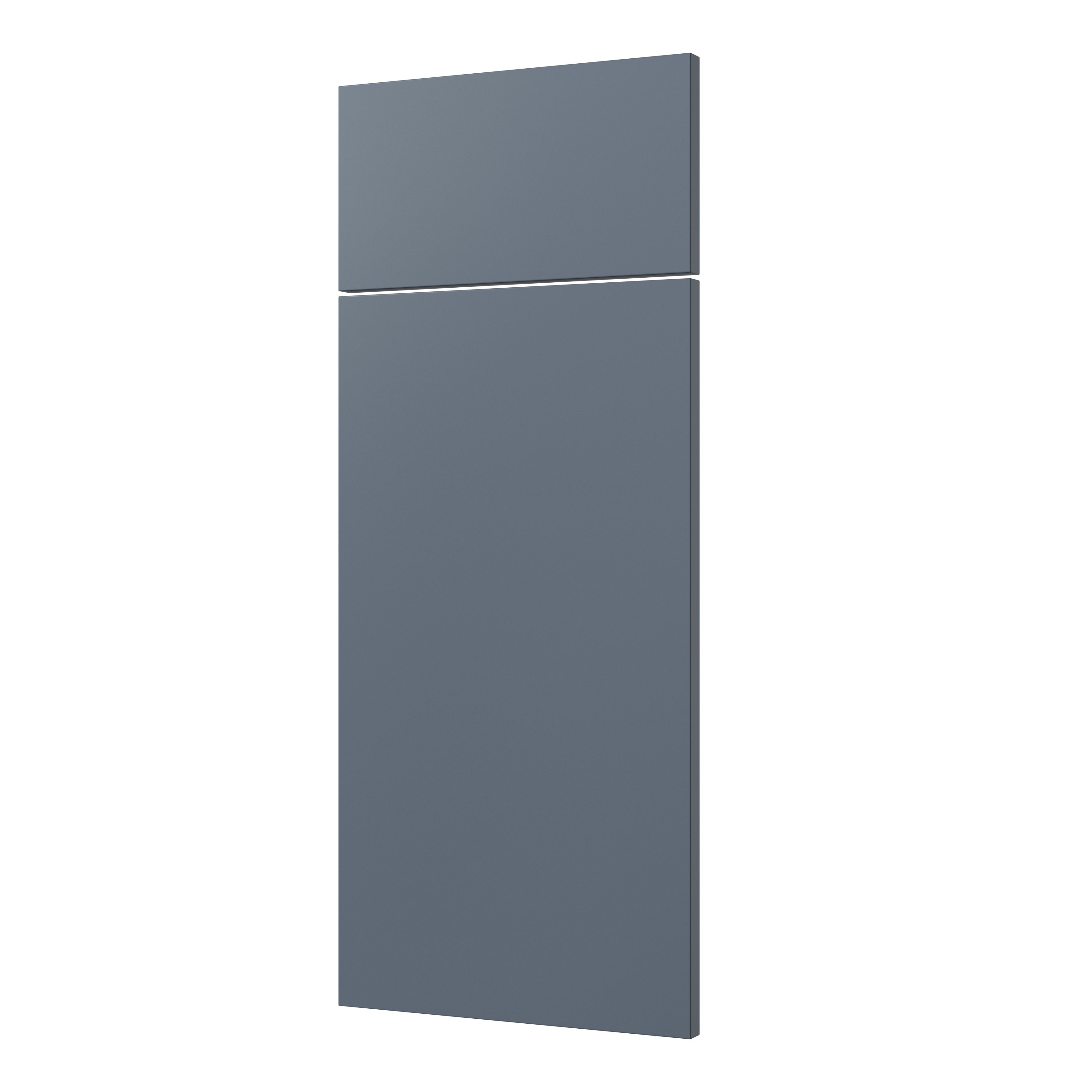 GoodHome Alisma Matt blue Door & drawer, (W)300mm (H)715mm (T)18mm