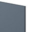 GoodHome Alisma Matt blue slab 70:30 Tall larder Cabinet door (W)500mm (H)1467mm (T)18mm