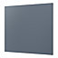 GoodHome Alisma Matt blue slab Appliance Cabinet door (W)600mm (H)543mm (T)18mm