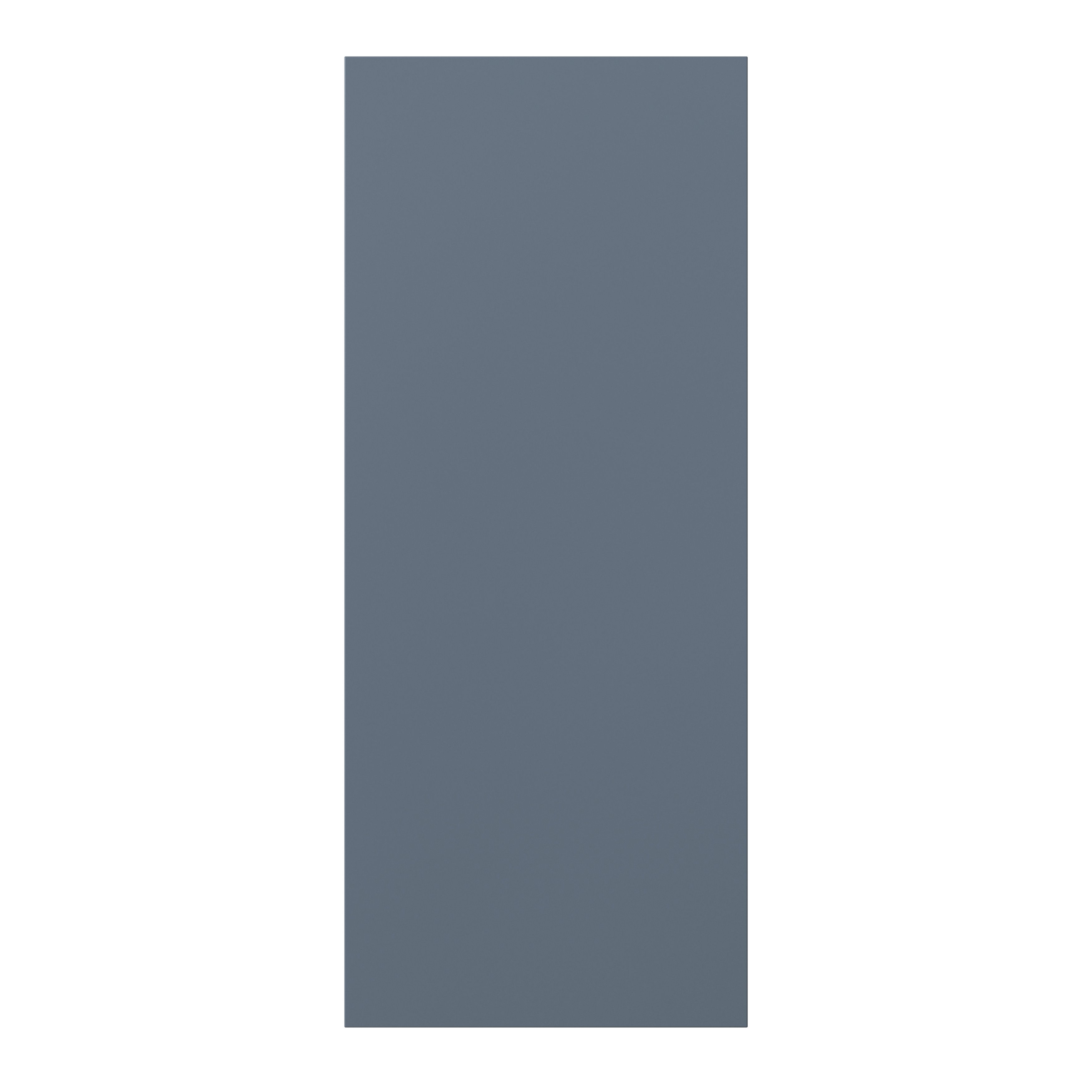 GoodHome Alisma Matt blue Slab Highline Cabinet door (W)300mm (H)715mm (T)18mm