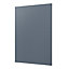 GoodHome Alisma Matt blue slab Highline Cabinet door (W)500mm (H)715mm (T)18mm