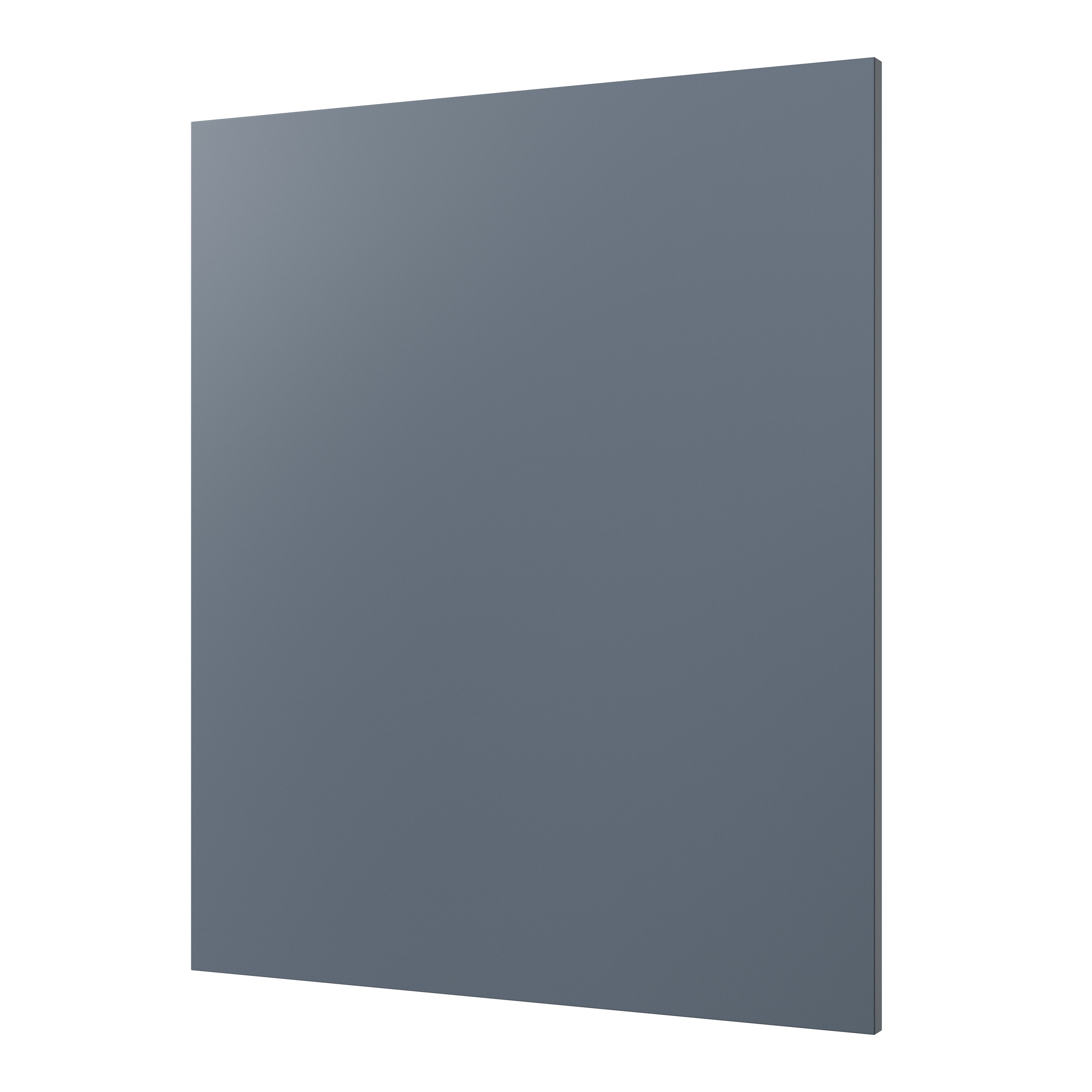 GoodHome Alisma Matt blue slab Highline Cabinet door (W)600mm (H)715mm (T)18mm - 3