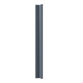 GoodHome Alisma Matt blue slab Standard Corner post, (W)34mm (H)715mm