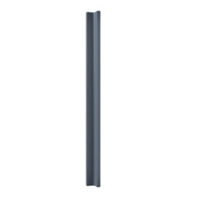 GoodHome Alisma Matt blue slab Standard Corner post, (W)34mm (H)895mm