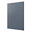 GoodHome Alisma Matt blue slab Standard End panel (H)934mm (W)640mm