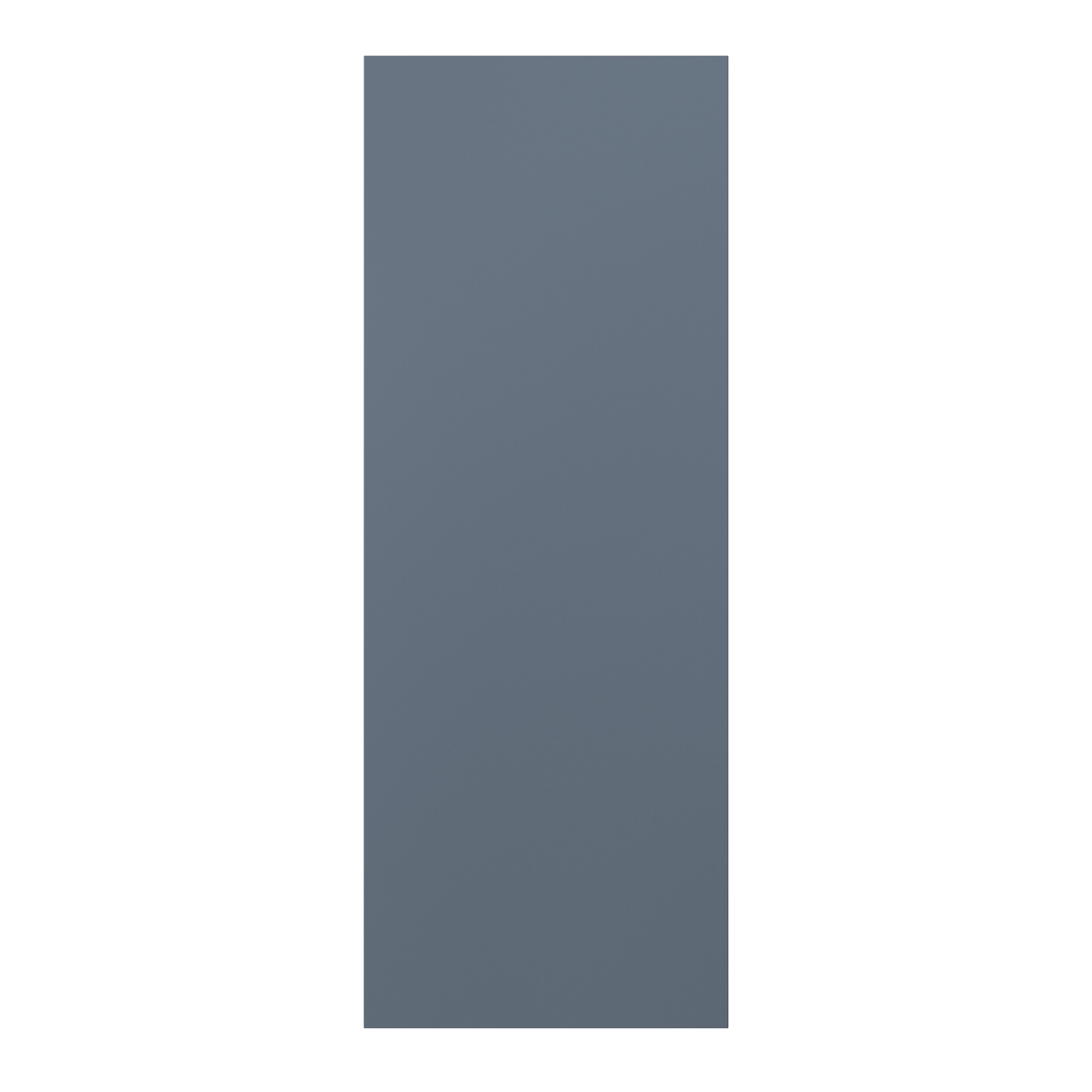 GoodHome Alisma Matt blue slab Standard Wall Clad on end panel (H)960mm (W)360mm