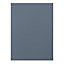 GoodHome Alisma Matt blue slab Tall appliance Cabinet door (W)600mm (H)806mm (T)18mm