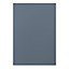 GoodHome Alisma Matt blue slab Tall appliance Cabinet door (W)600mm (H)867mm (T)18mm