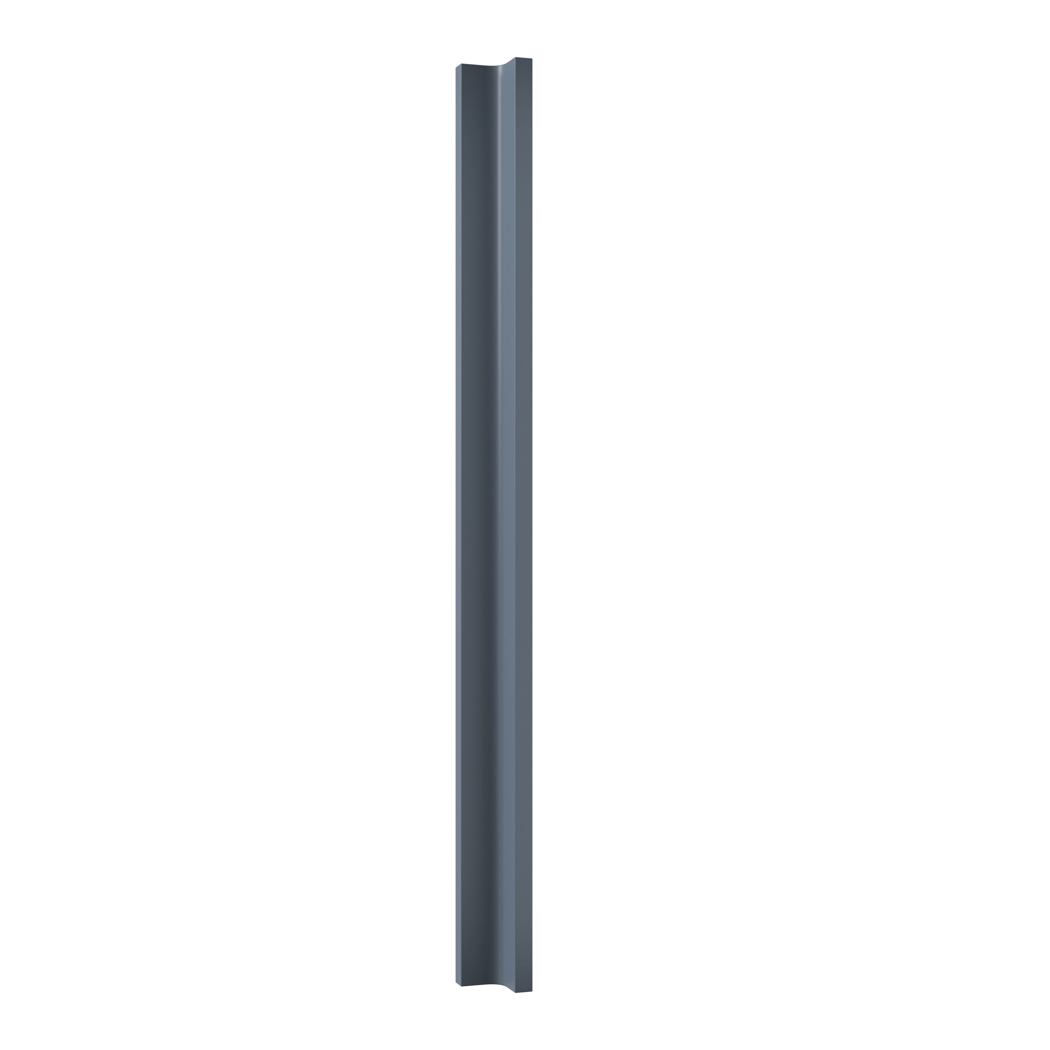 GoodHome Alisma Matt blue Standard Corner post, (W)34mm (L)895mm