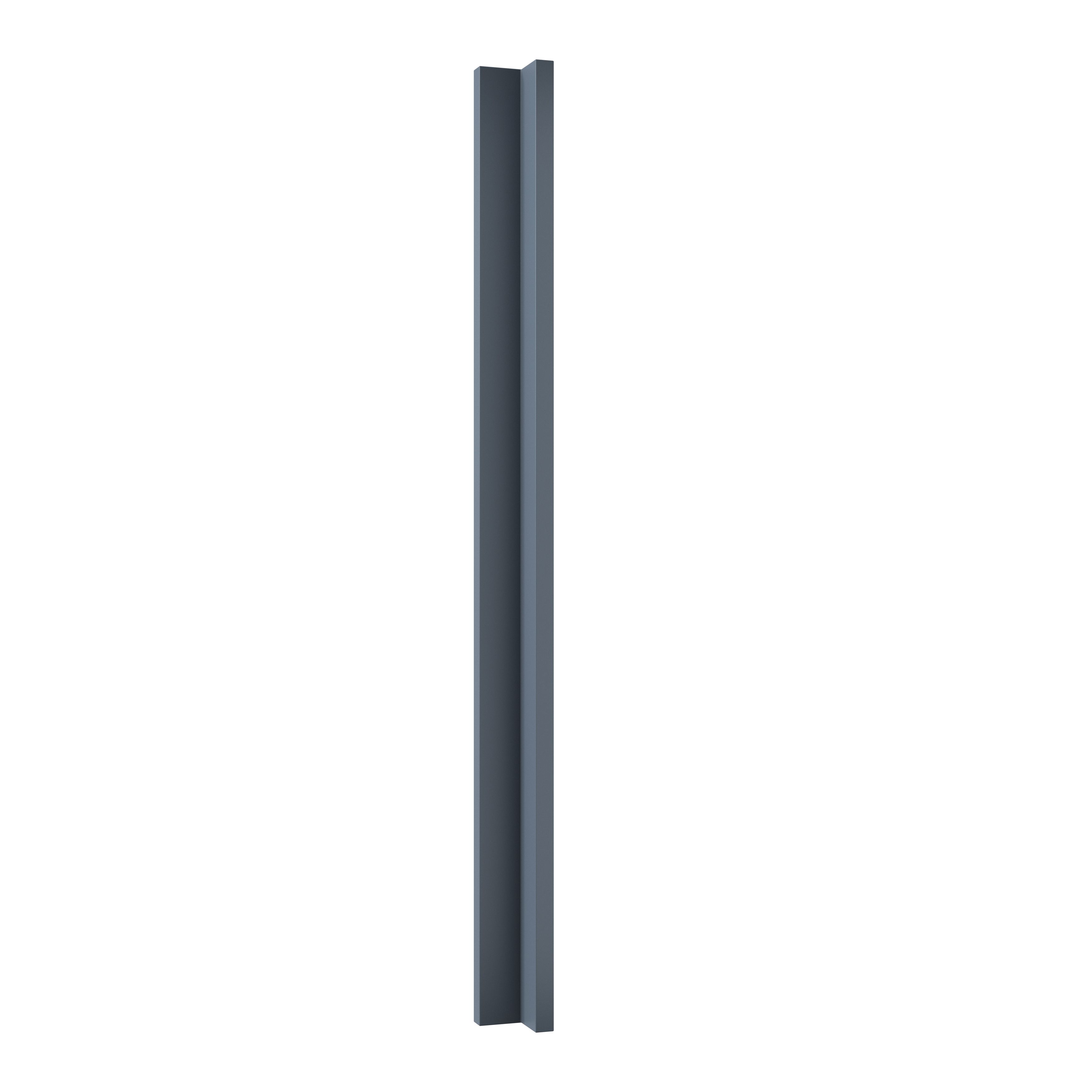 GoodHome Alisma Matt blue Tall Corner post, (W)59mm (L)895mm